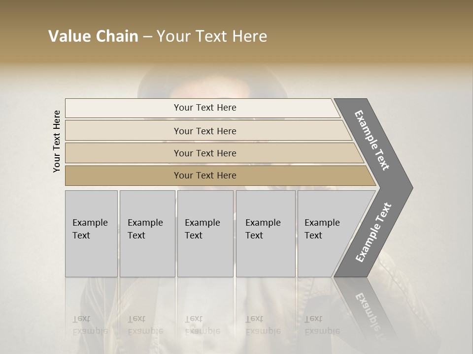 Wall Find Man PowerPoint Template