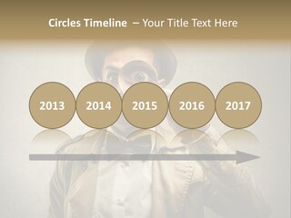 Wall Find Man PowerPoint Template