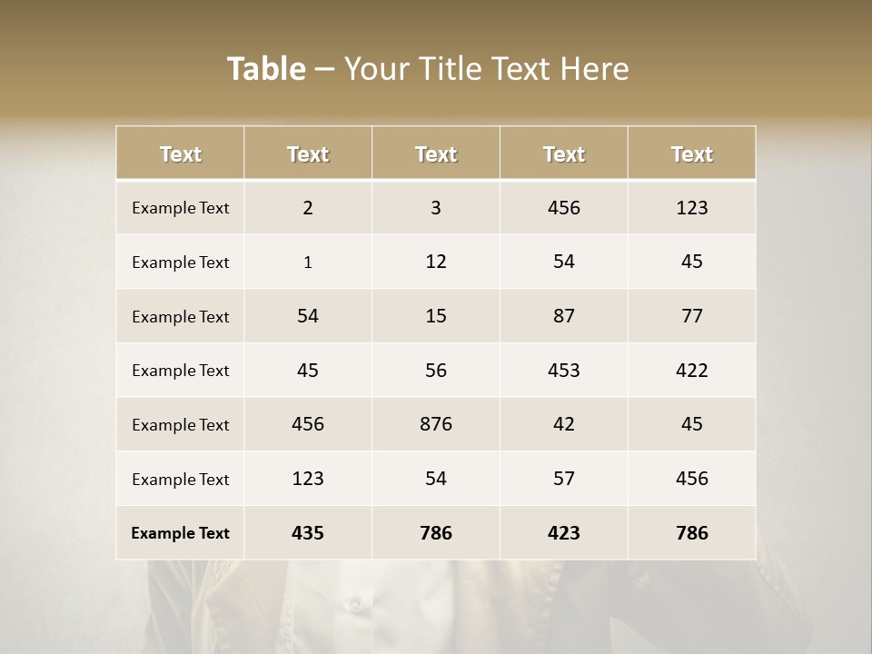 Wall Find Man PowerPoint Template