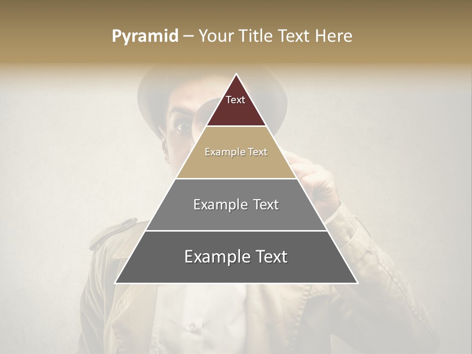 Wall Find Man PowerPoint Template