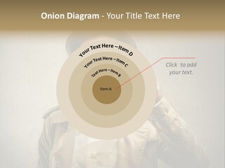 Wall Find Man PowerPoint Template