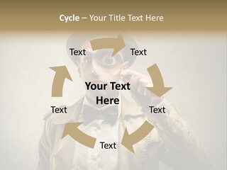 Wall Find Man PowerPoint Template