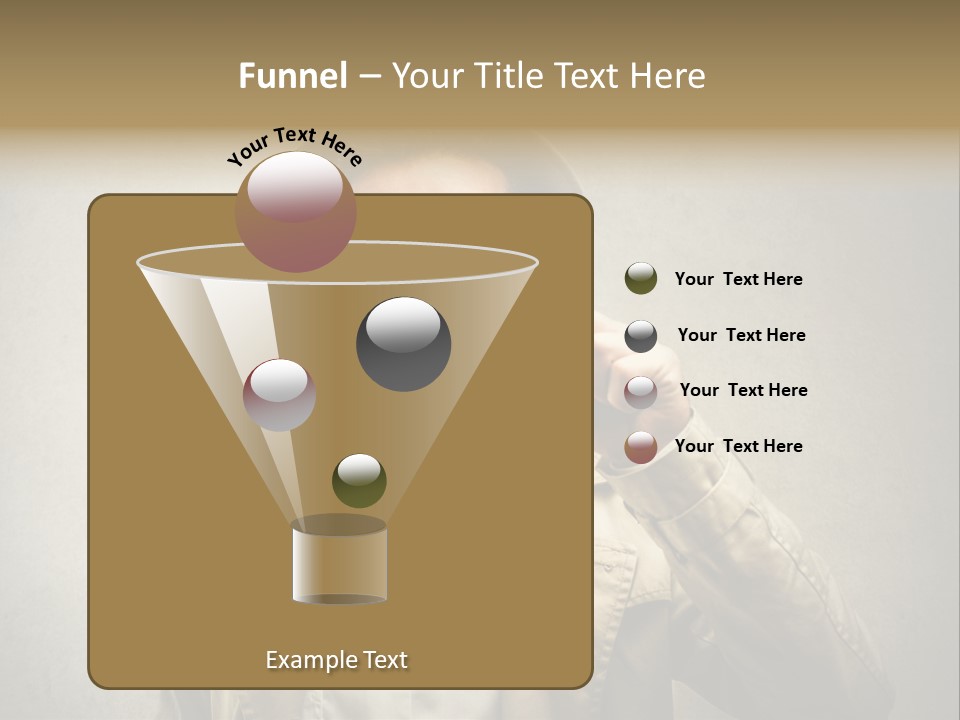 Wall Find Man PowerPoint Template