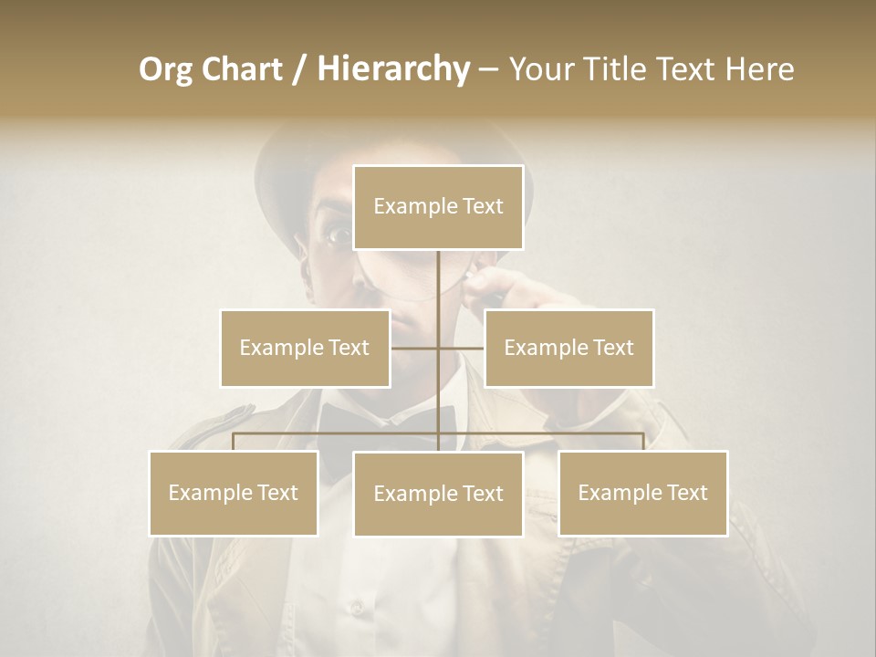 Wall Find Man PowerPoint Template