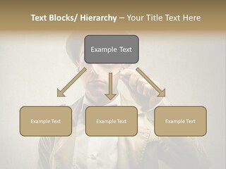 Wall Find Man PowerPoint Template