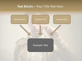 Wall Find Man PowerPoint Template