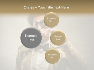 Wall Find Man PowerPoint Template