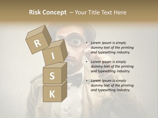 Wall Find Man PowerPoint Template