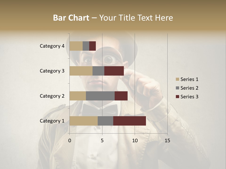 Wall Find Man PowerPoint Template