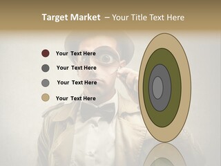 Wall Find Man PowerPoint Template