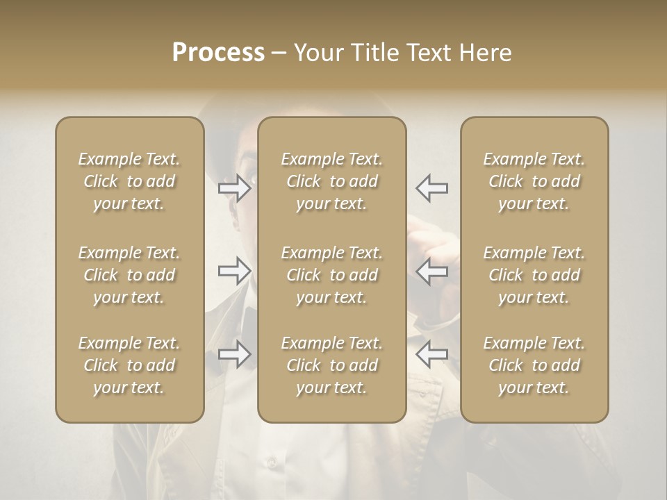 Wall Find Man PowerPoint Template
