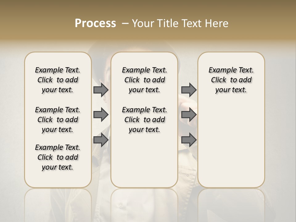 Wall Find Man PowerPoint Template