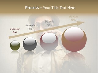 Wall Find Man PowerPoint Template