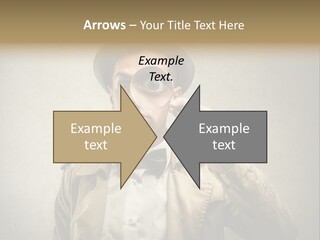 Wall Find Man PowerPoint Template