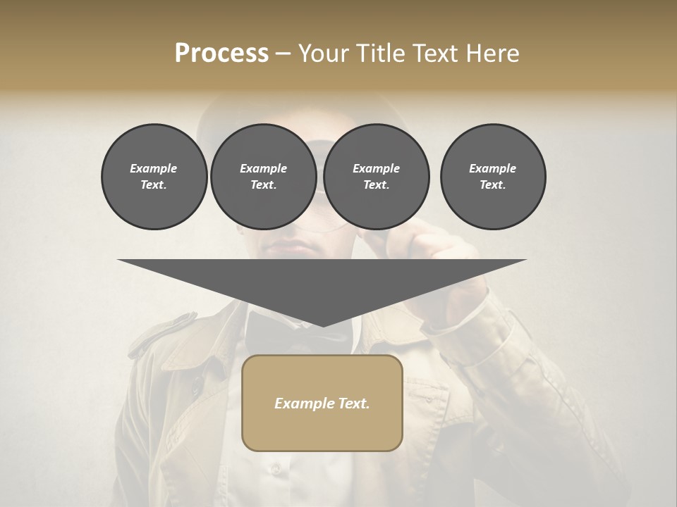 Wall Find Man PowerPoint Template