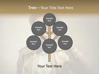 Wall Find Man PowerPoint Template