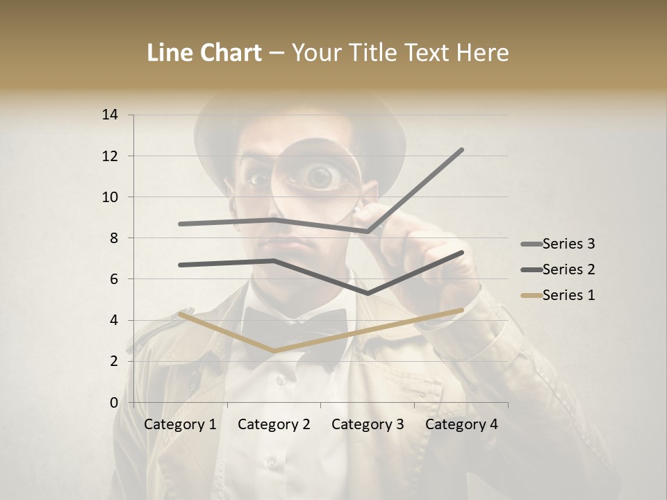 Wall Find Man PowerPoint Template