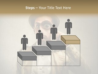 Wall Find Man PowerPoint Template