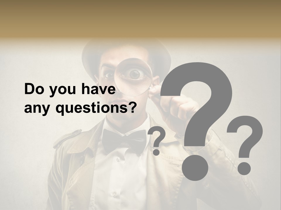 Wall Find Man PowerPoint Template