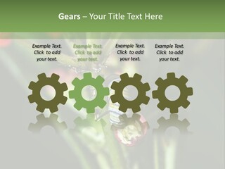 Lepidoptera Monarch Bloodflower PowerPoint Template