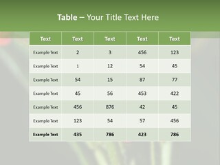 Lepidoptera Monarch Bloodflower PowerPoint Template