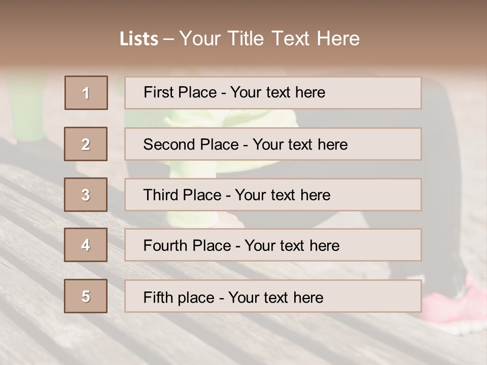 Pushup Sport Abs PowerPoint Template