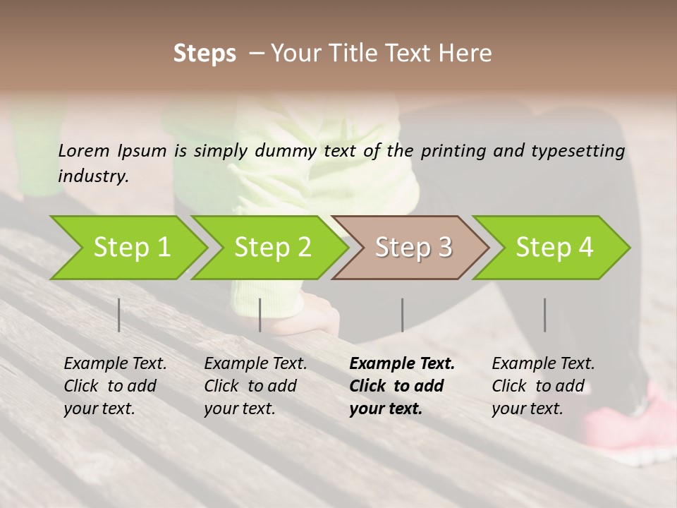 Pushup Sport Abs PowerPoint Template