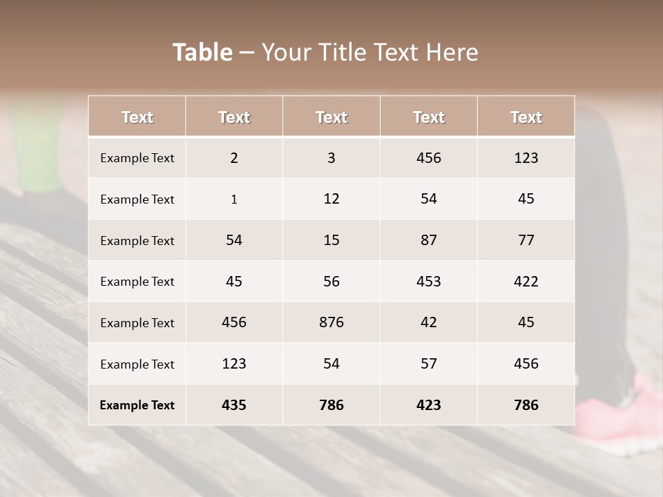 Pushup Sport Abs PowerPoint Template
