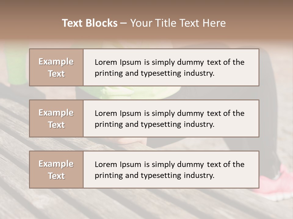 Pushup Sport Abs PowerPoint Template