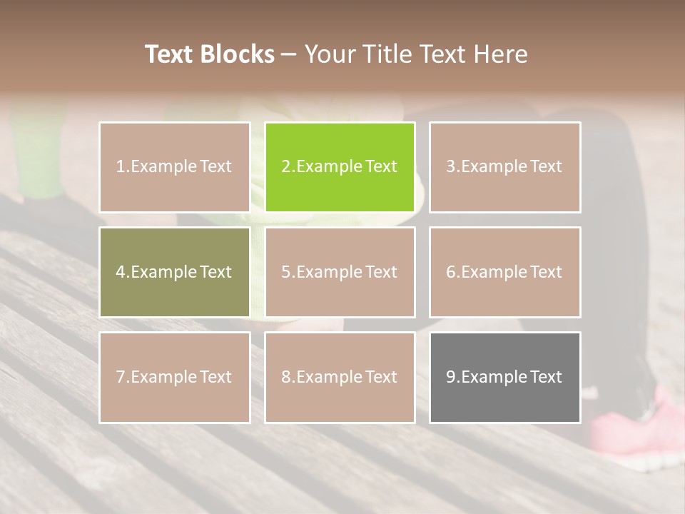 Pushup Sport Abs PowerPoint Template