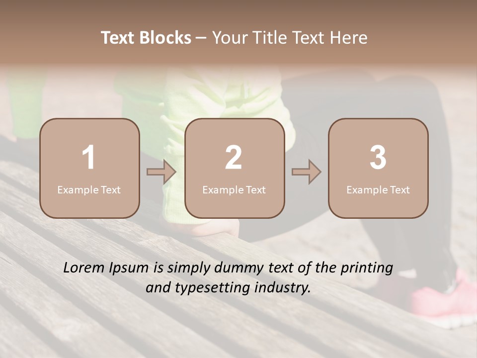 Pushup Sport Abs PowerPoint Template