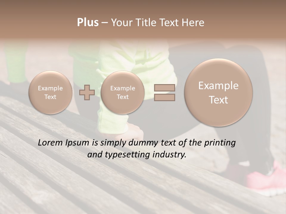 Pushup Sport Abs PowerPoint Template