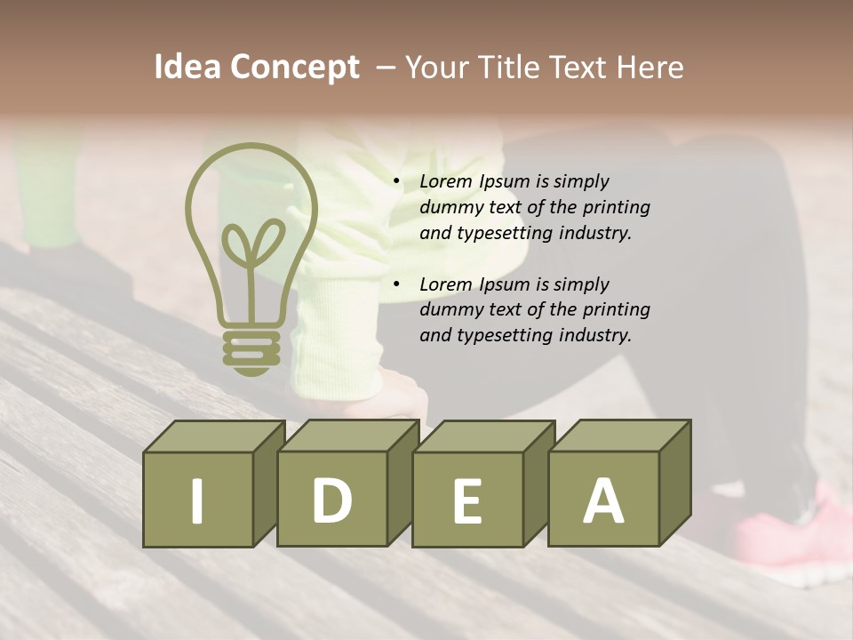 Pushup Sport Abs PowerPoint Template