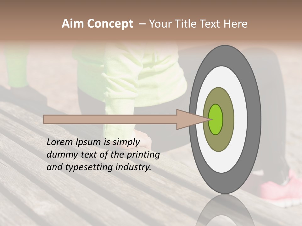 Pushup Sport Abs PowerPoint Template