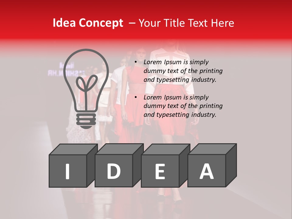 Trendy Couture Elegance PowerPoint Template