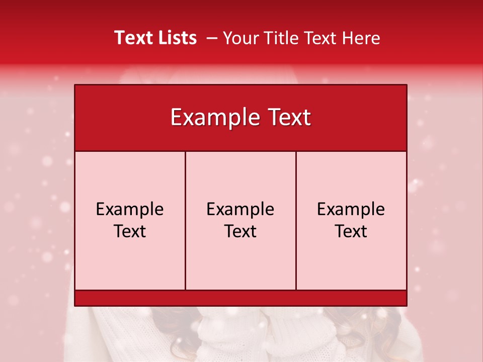 Girl Holding Seasonal PowerPoint Template