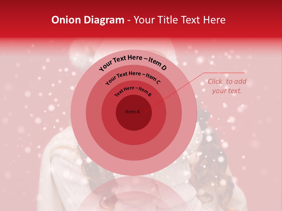 Girl Holding Seasonal PowerPoint Template