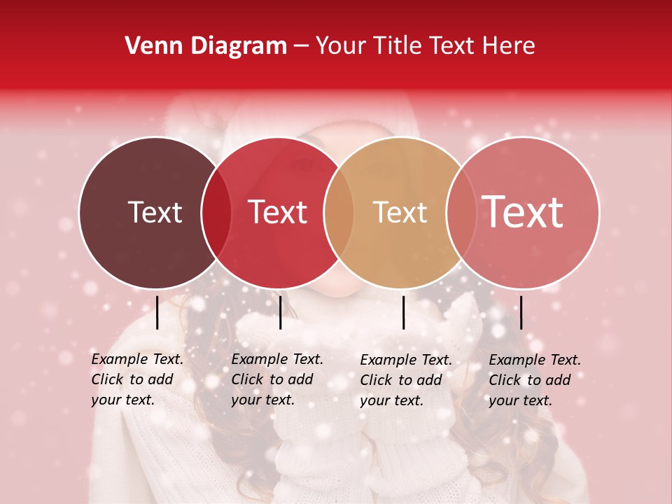 Girl Holding Seasonal PowerPoint Template