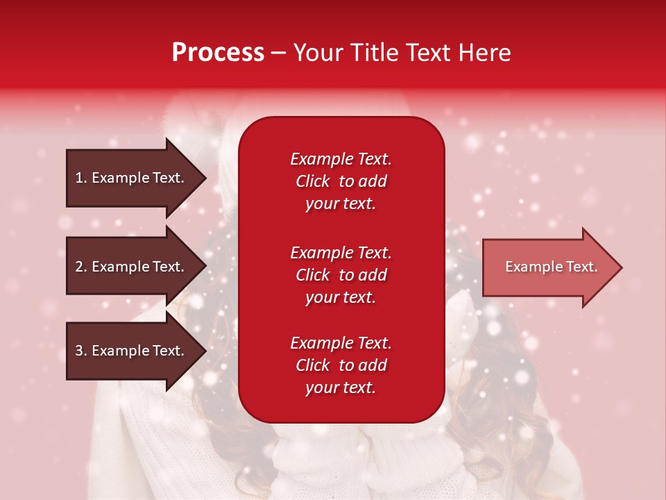 Girl Holding Seasonal PowerPoint Template