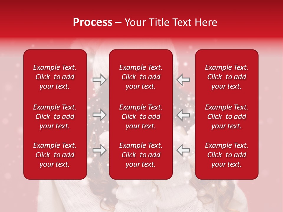 Girl Holding Seasonal PowerPoint Template