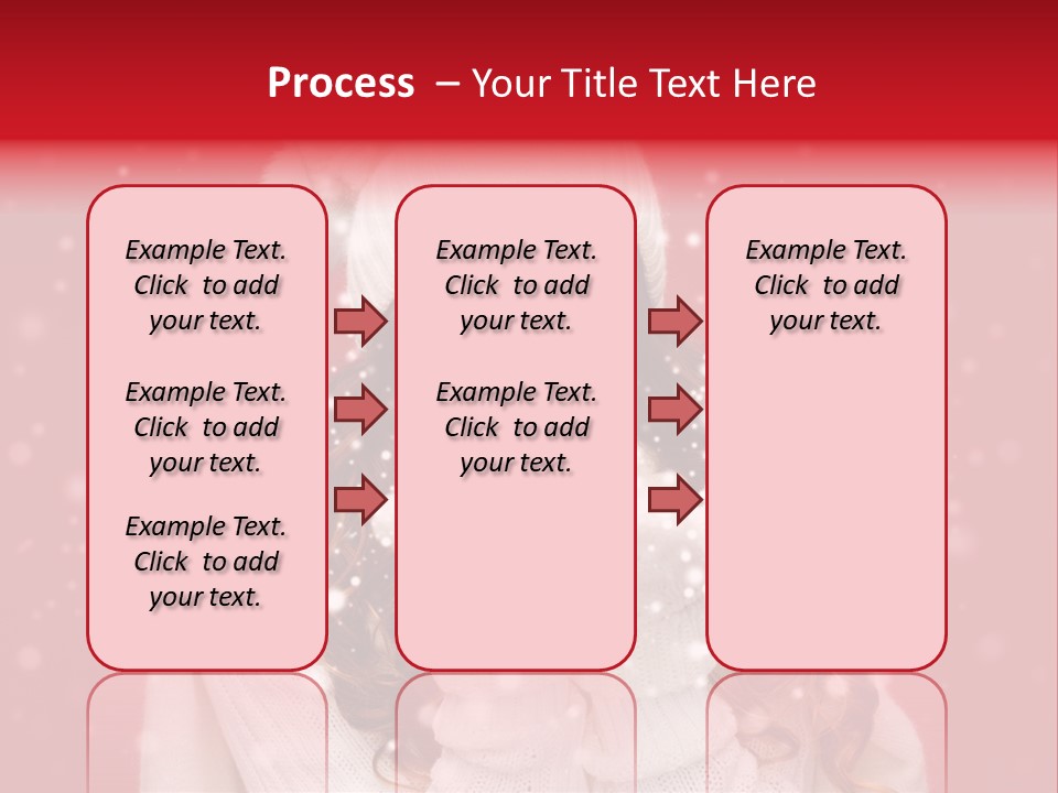 Girl Holding Seasonal PowerPoint Template