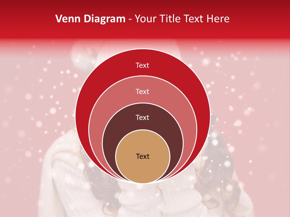 Girl Holding Seasonal PowerPoint Template