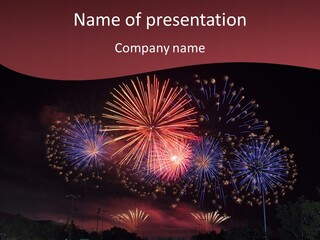 Works Fourth Fire PowerPoint Template