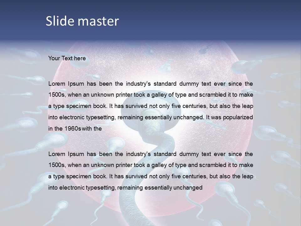 Stem Cell Research Stem Cell Anatomy PowerPoint Template