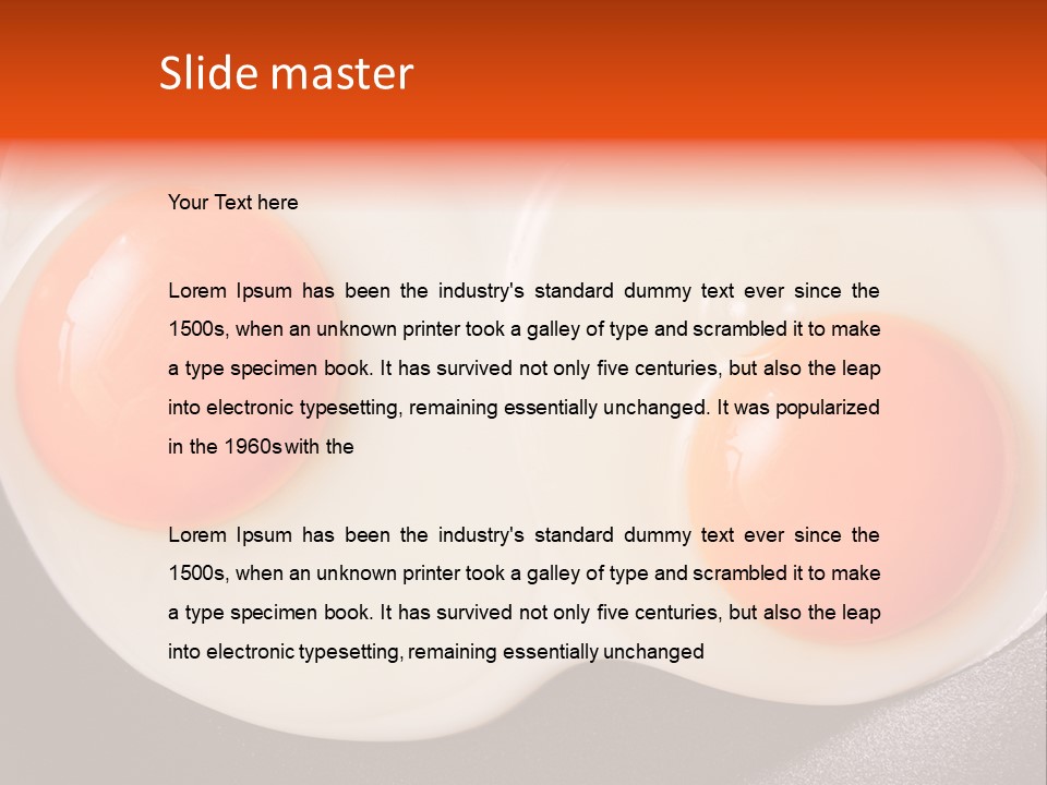 Fried Nature Meal PowerPoint Template