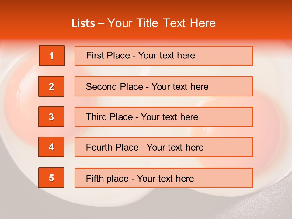 Fried Nature Meal PowerPoint Template