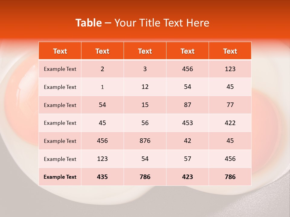 Fried Nature Meal PowerPoint Template