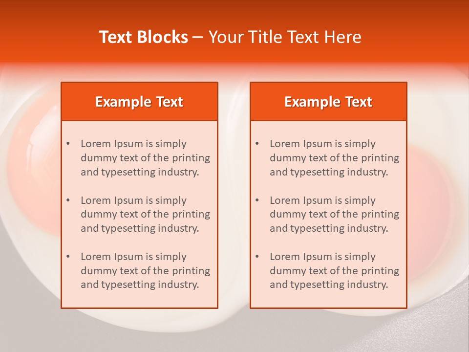 Fried Nature Meal PowerPoint Template