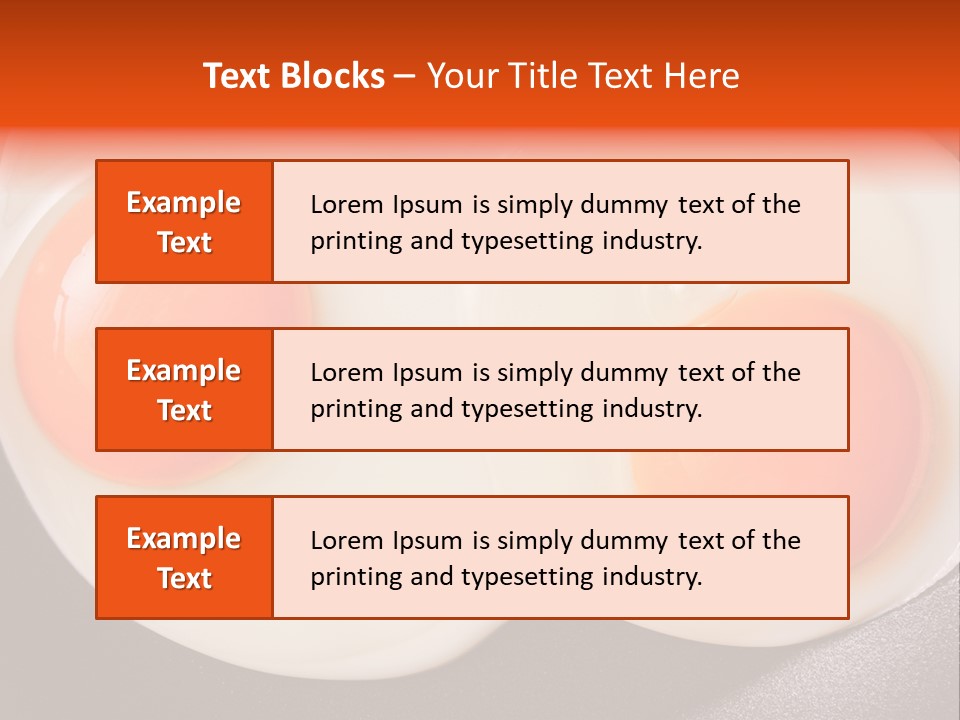 Fried Nature Meal PowerPoint Template