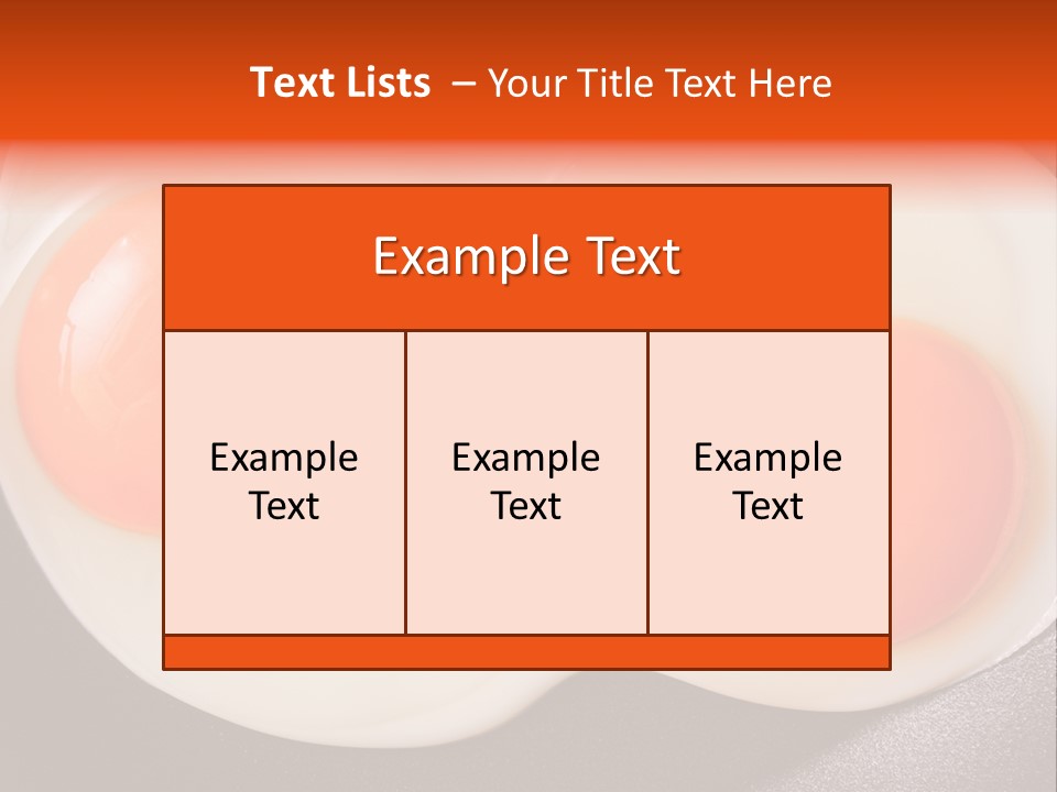 Fried Nature Meal PowerPoint Template